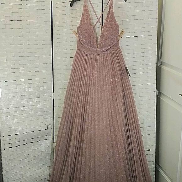 Lulus Dresses & Skirts - Shimmering Dusty Pink Grown